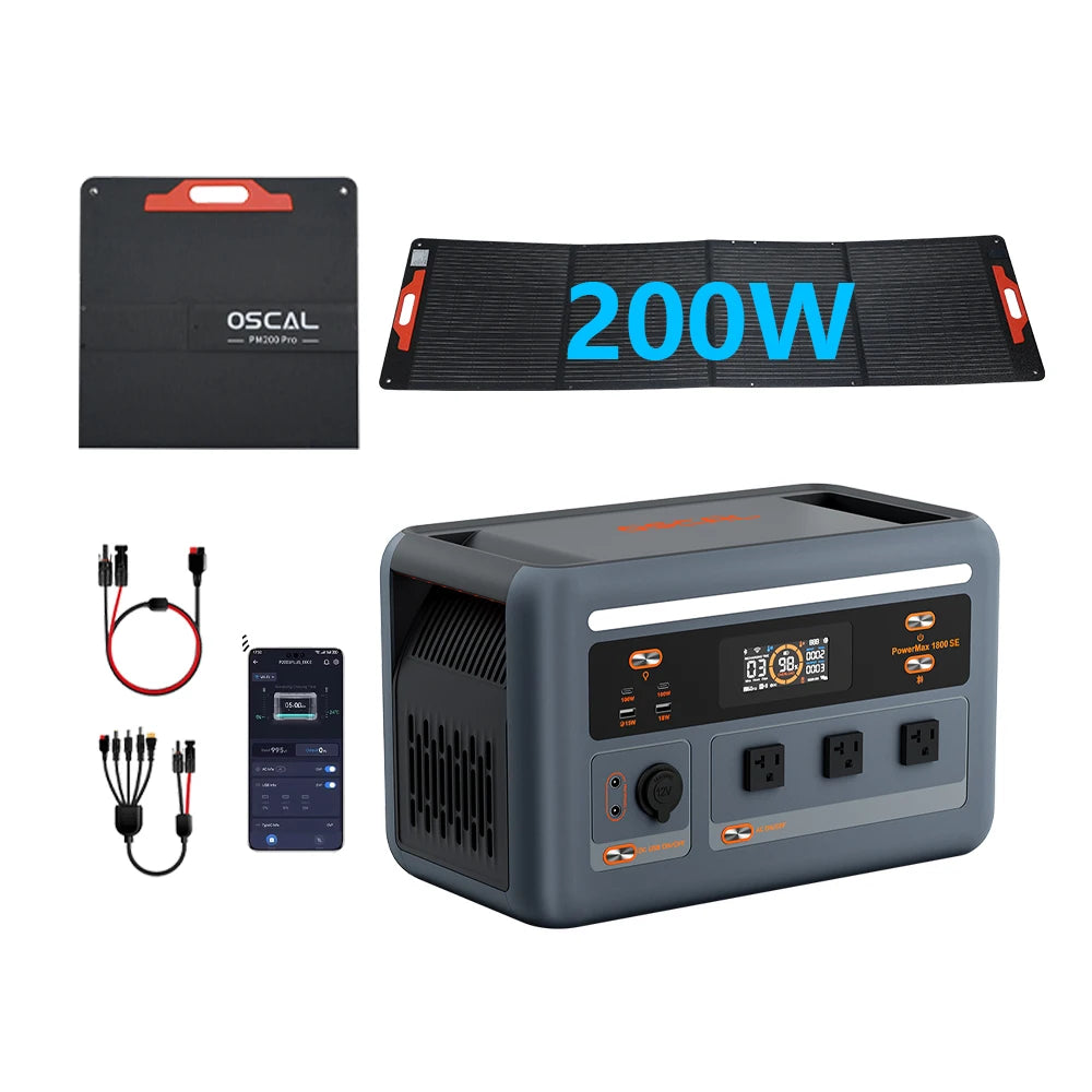 OSCAL PowerMax Portable LiFePO4 Power Station