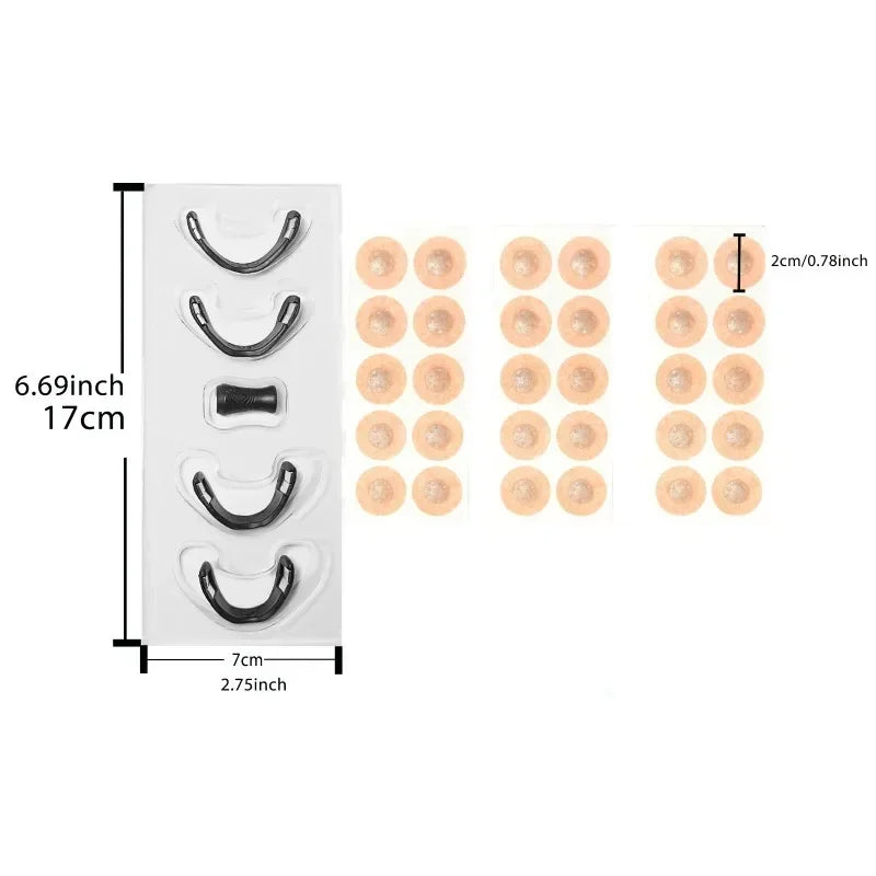 Nasal Breathing Dilators Magnetic Strips for Snoring Relief