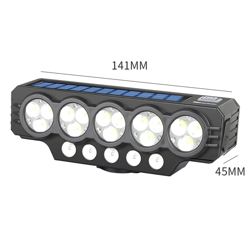 20LED Solar Bicycle Front Lamp High Brightness Bike Light