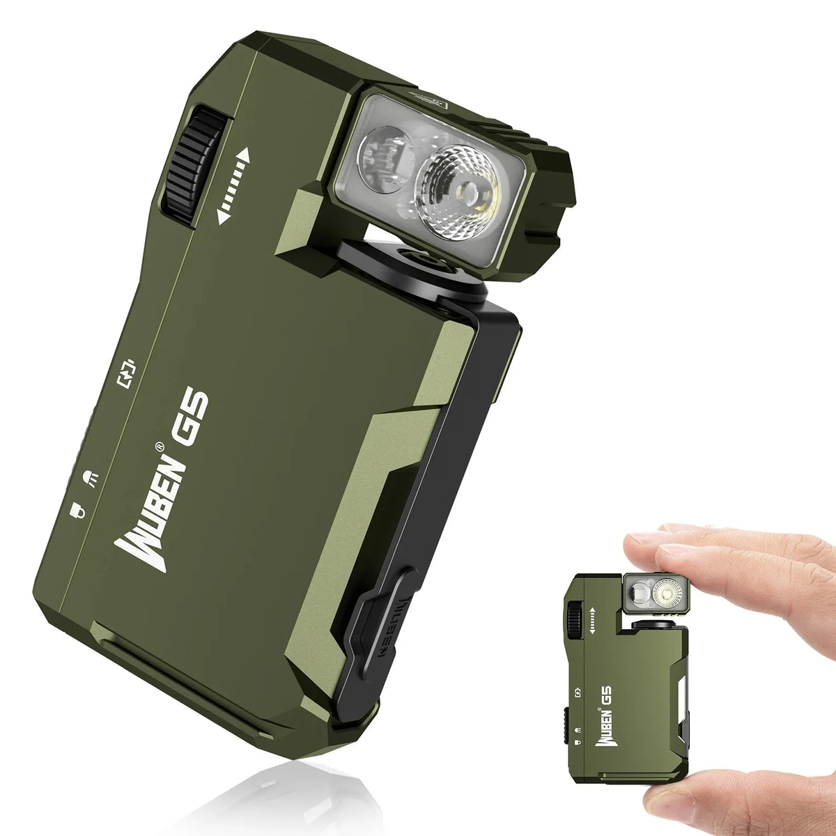 WUBEN G5 Rechargeable Dual Light EDC Flashlight