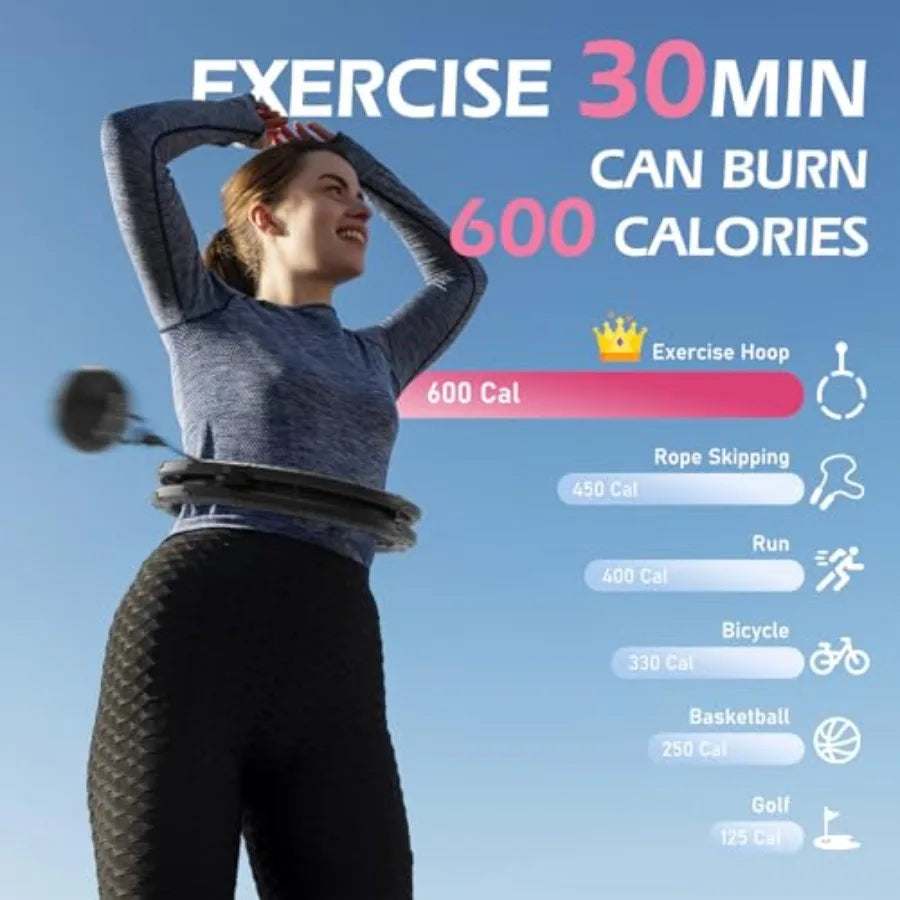 Weighted Hula Hoop For Adults Workout