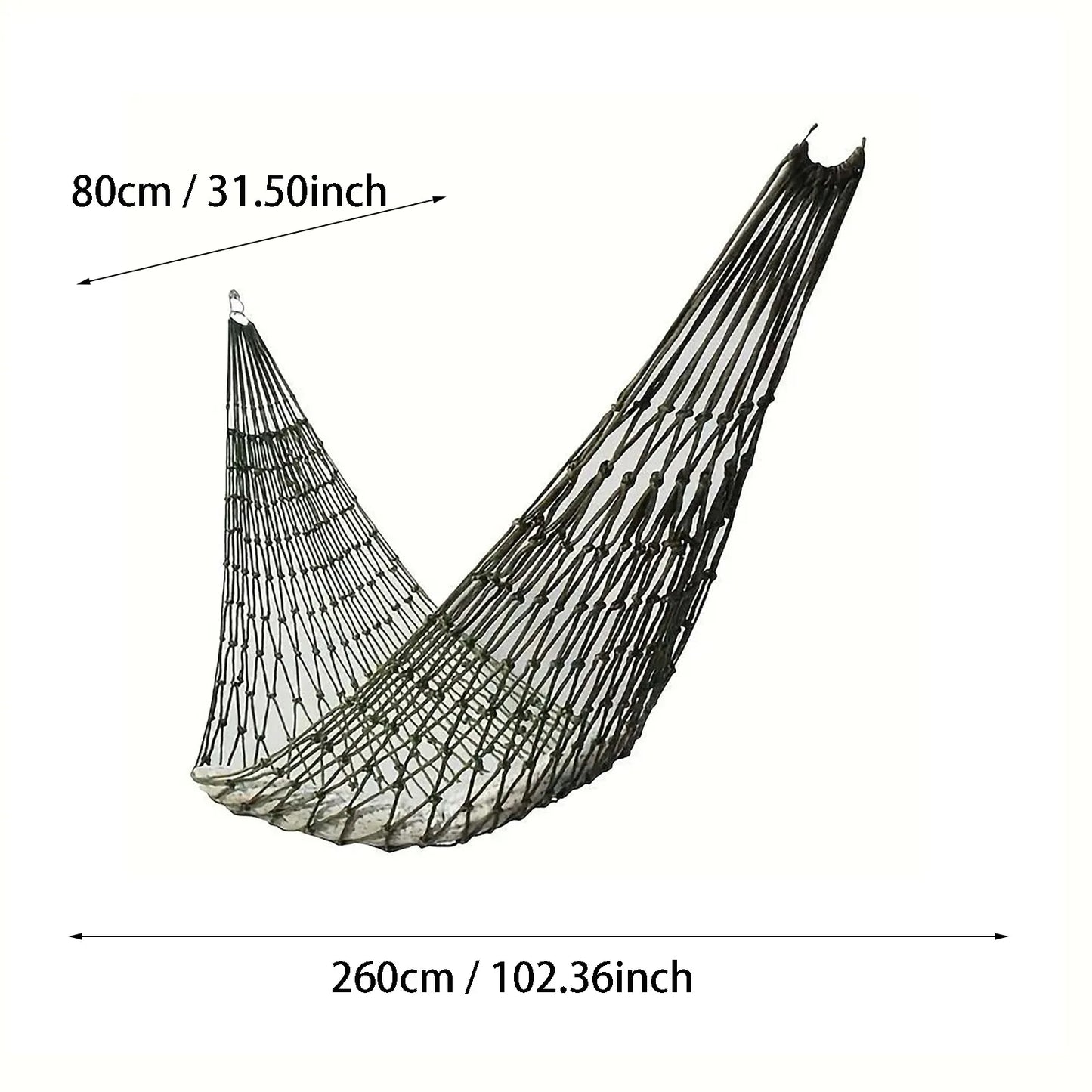 Outdoor Hammock With Portable Carry Bag For Patio Backyard