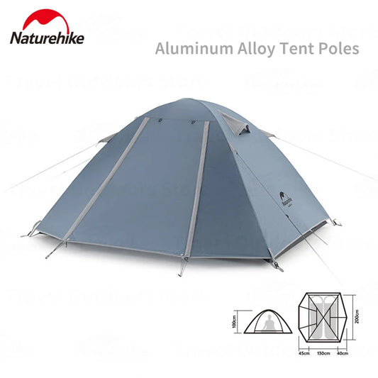 Naturehike Portable Waterproof Double Layer Tent 2 3 Persons