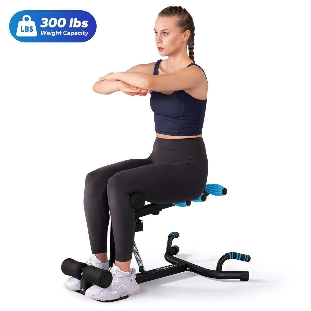 MERACH Adjustable Deep Squat Trainer for Core and Legs