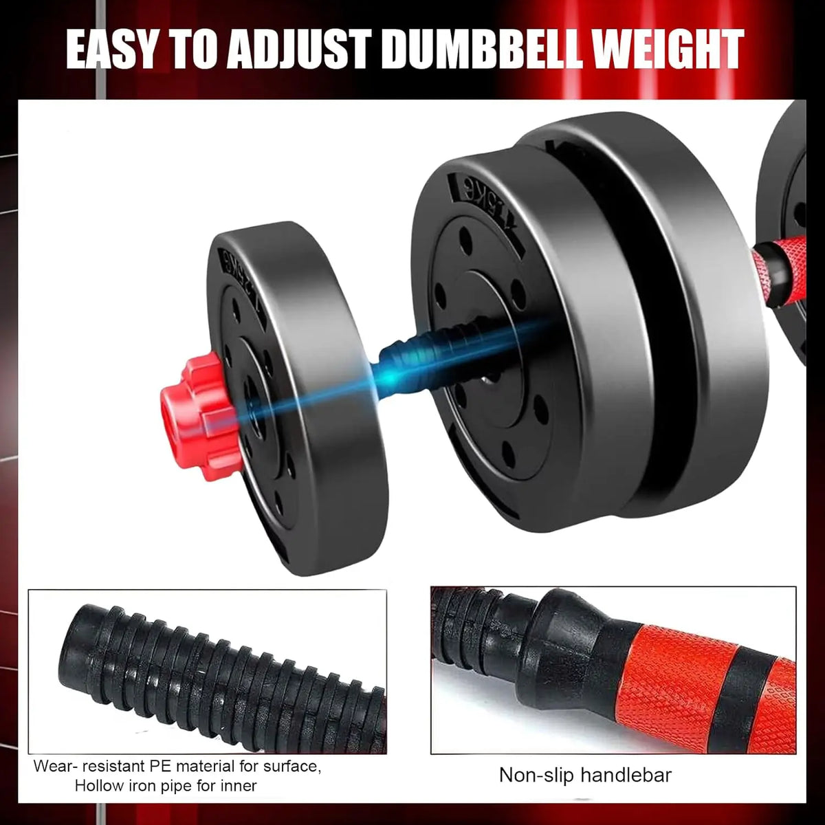 Adjustable Dumbbell Set for Home Strength Training