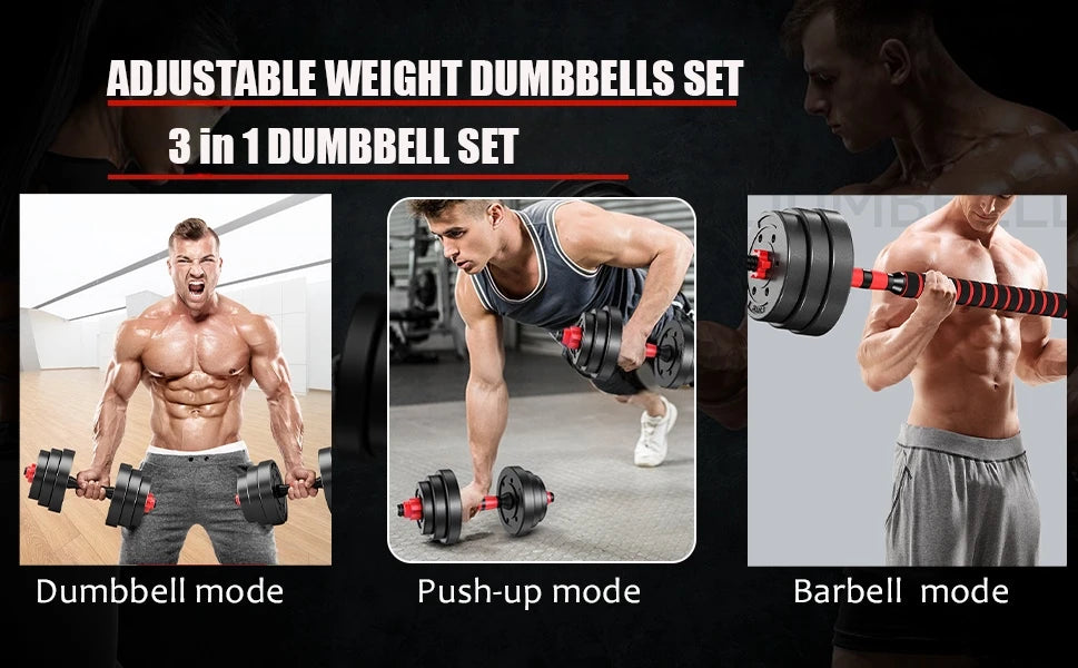 Adjustable Dumbbell Set for Home Strength Training