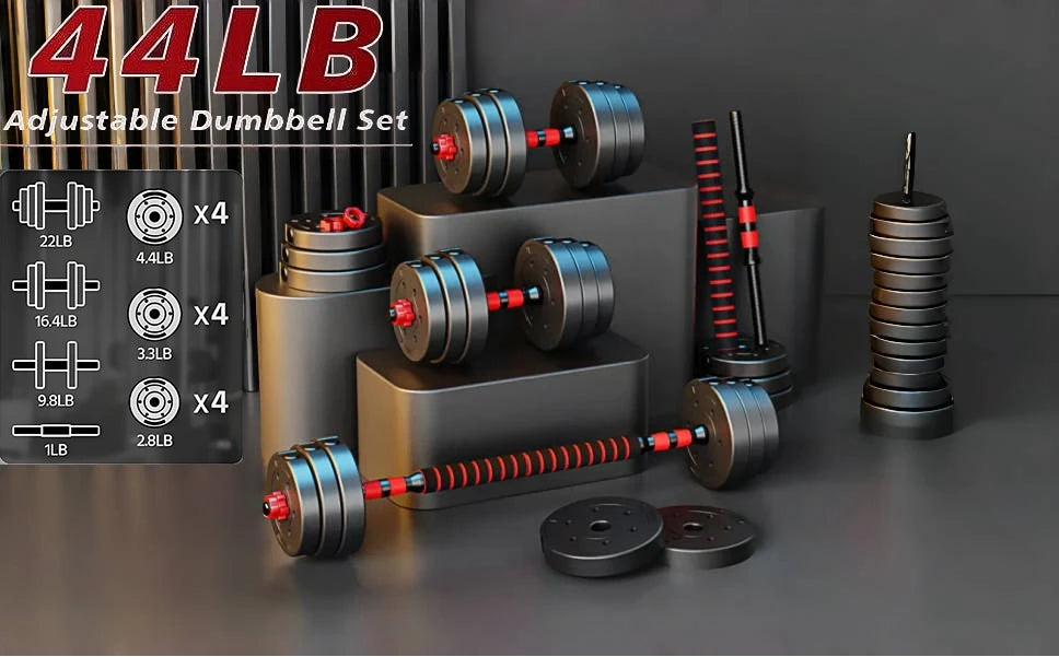 Adjustable Dumbbell Set for Home Strength Training