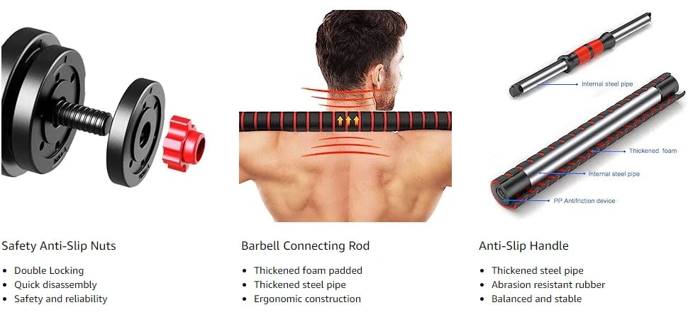 Adjustable Dumbbell Set for Home Strength Training