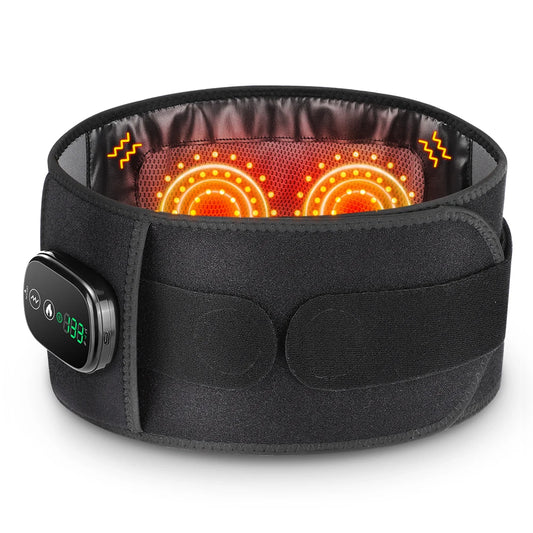 Hailicare Heating Vibration Massager Belt For Back And Waist