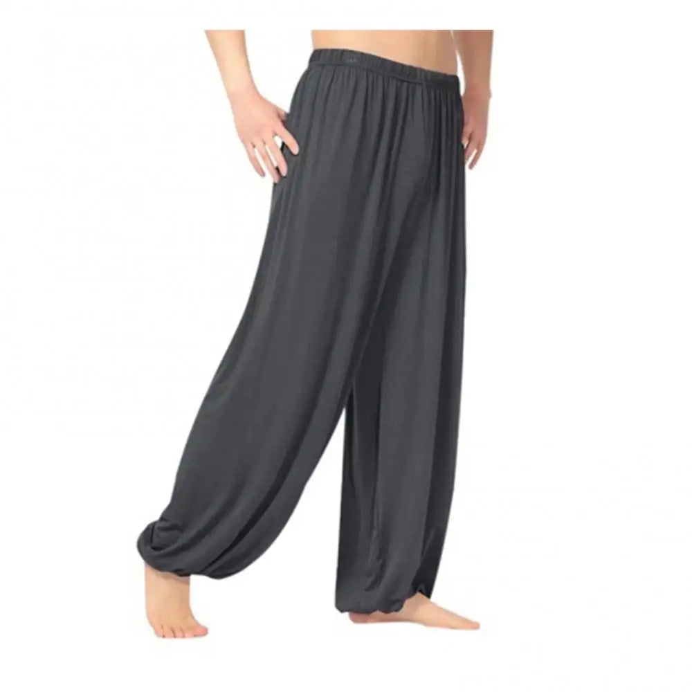 Sanwood Men Casual Baggy Yoga Harem Pants