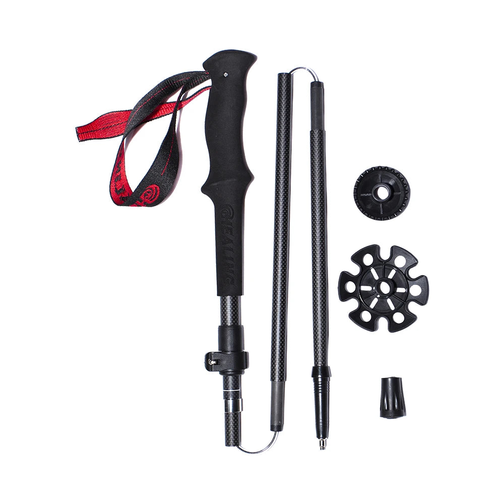 OKHEALING Ultralight Carbon Fiber Trekking Poles