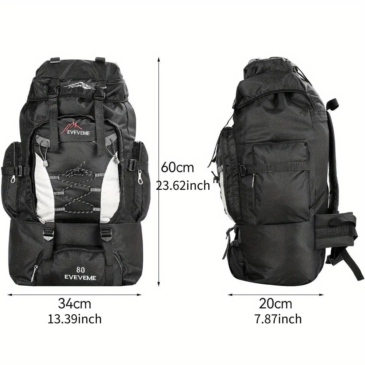 Outdoor Casual Sports Backpack Capacity Hiking Camping