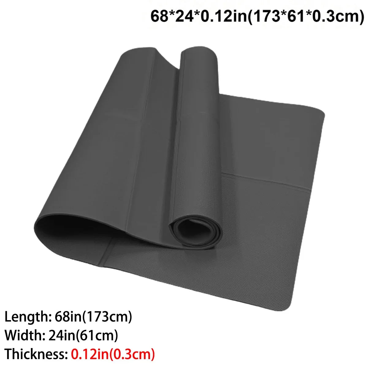 Foldable Travel Yoga Mat Eco Friendly Natural Rubber