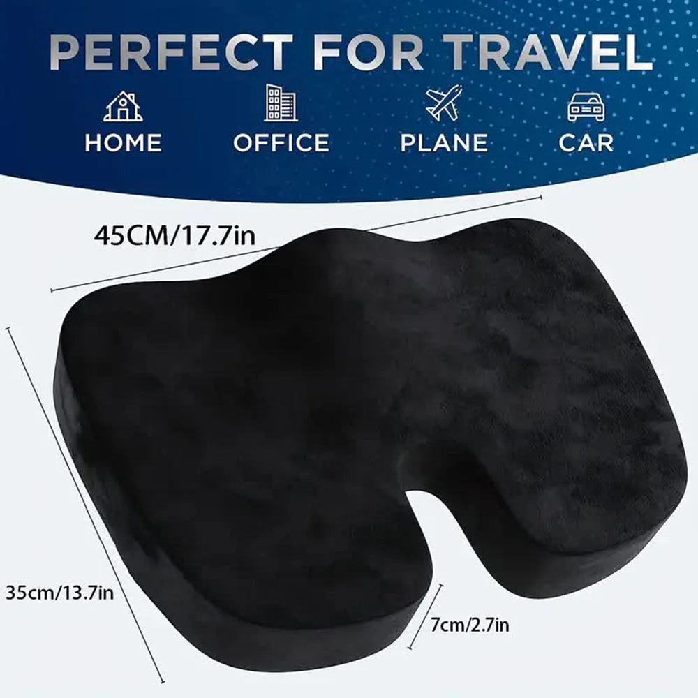 Travel Seat Cushion Memory Foam U Shaped Pillow