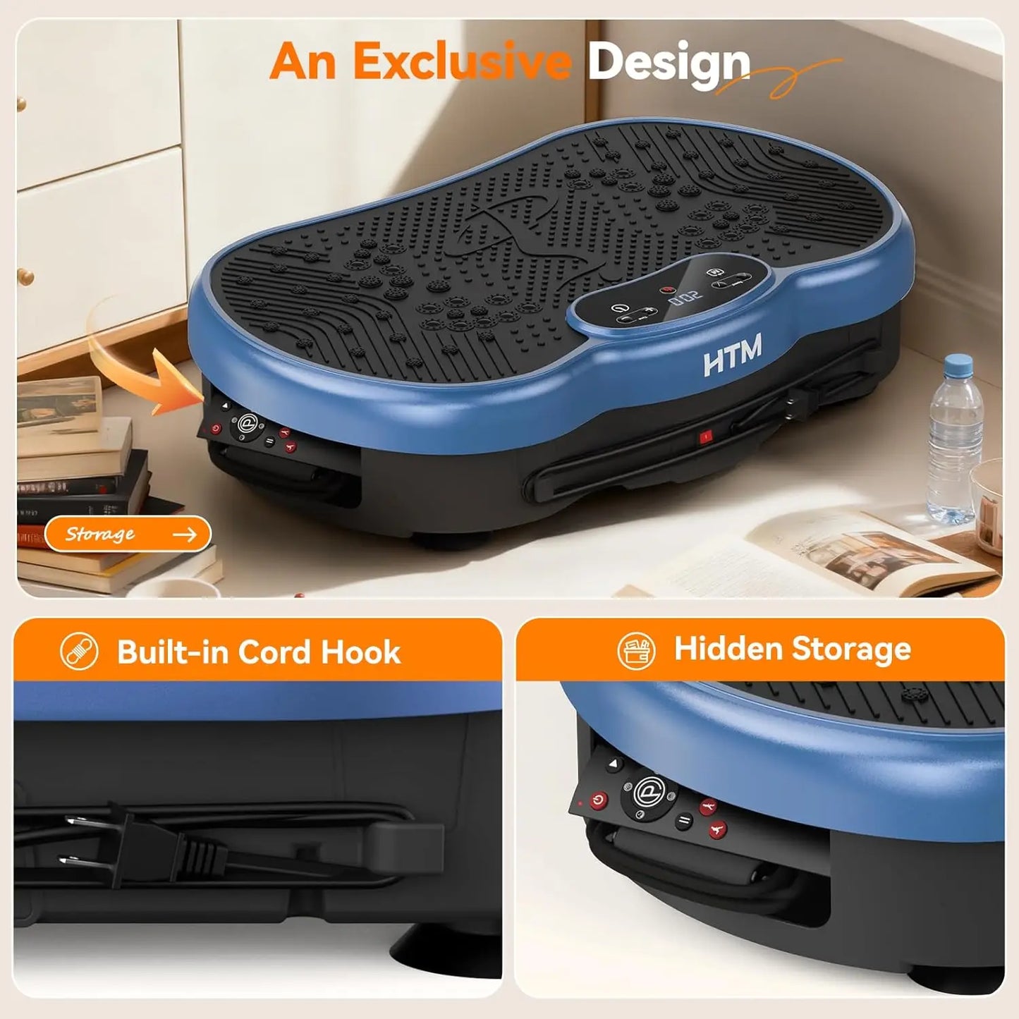 HTMM Fitness Vibration Plate 120 Speed Levels