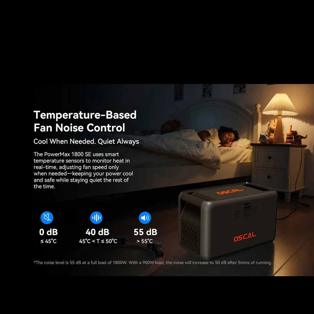 OSCAL PowerMax Portable LiFePO4 Power Station