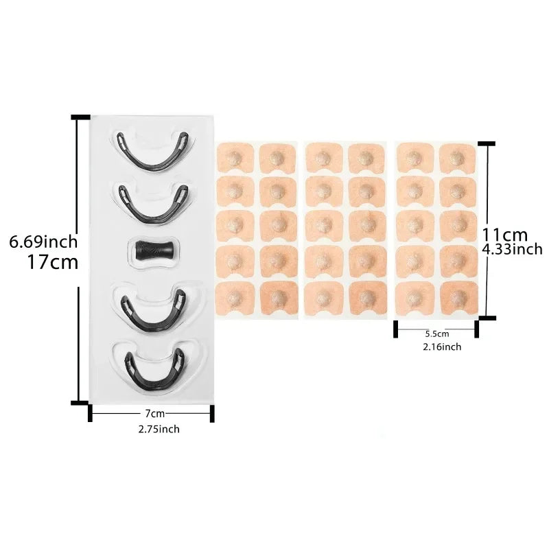 Nasal Breathing Dilators Magnetic Strips for Snoring Relief