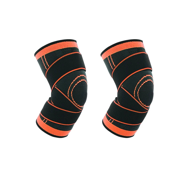 Knee Brace Compression Knit Support For Sports Breathable