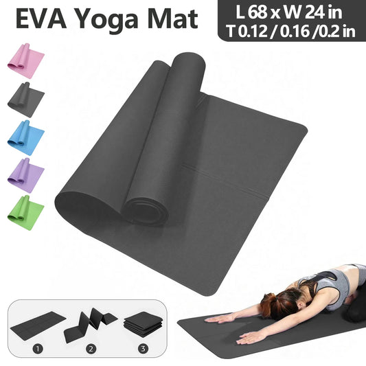 Foldable Travel Yoga Mat Eco Friendly Natural Rubber