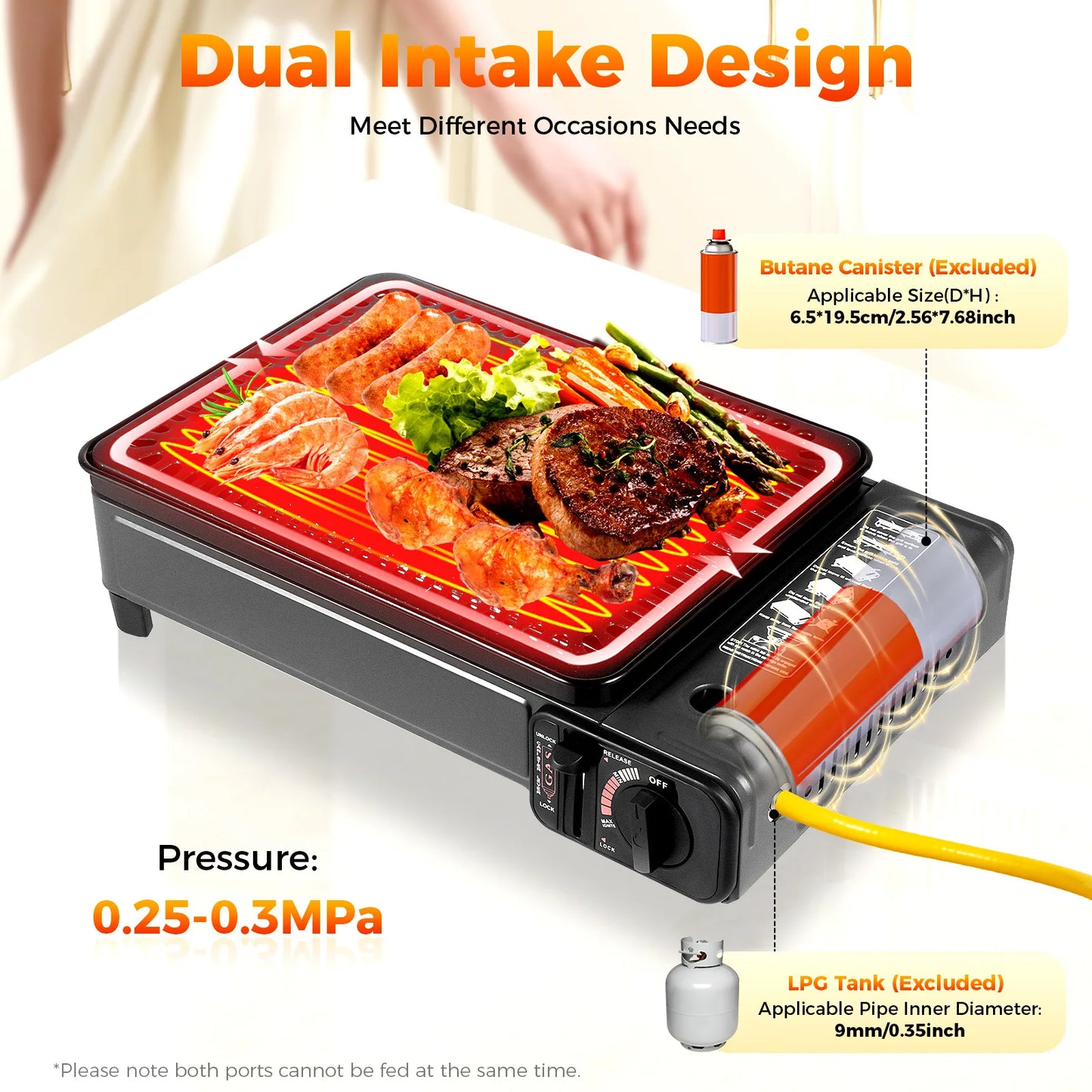 Stainless Steel Portable Butane Camping Stove