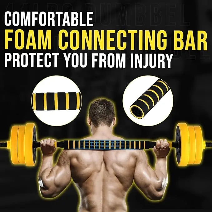 Adjustable Dumbbell Set With Foam Grip Handles