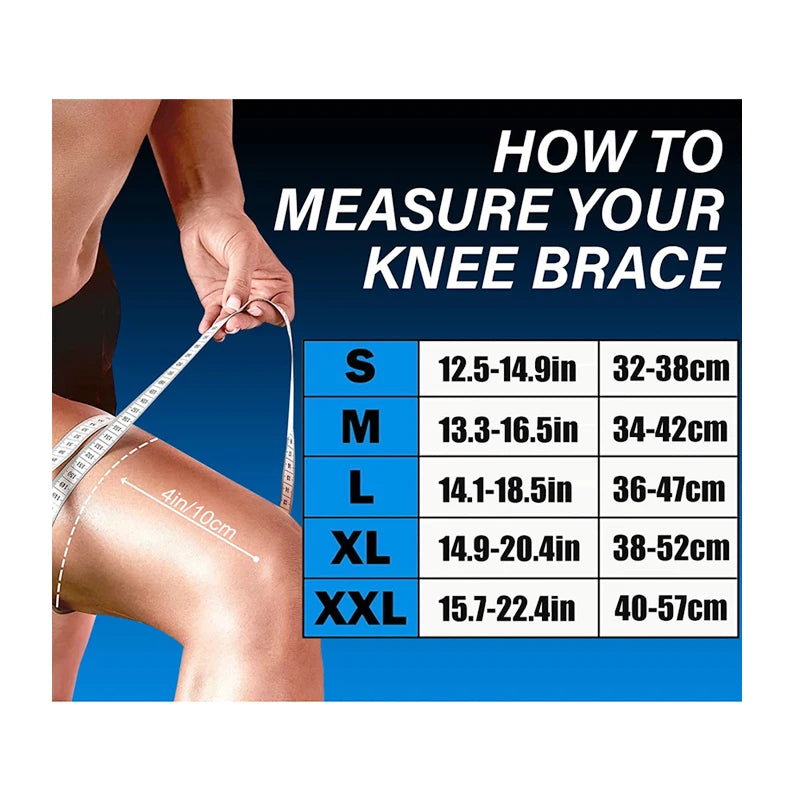 Knee Brace Compression Knit Support For Sports Breathable