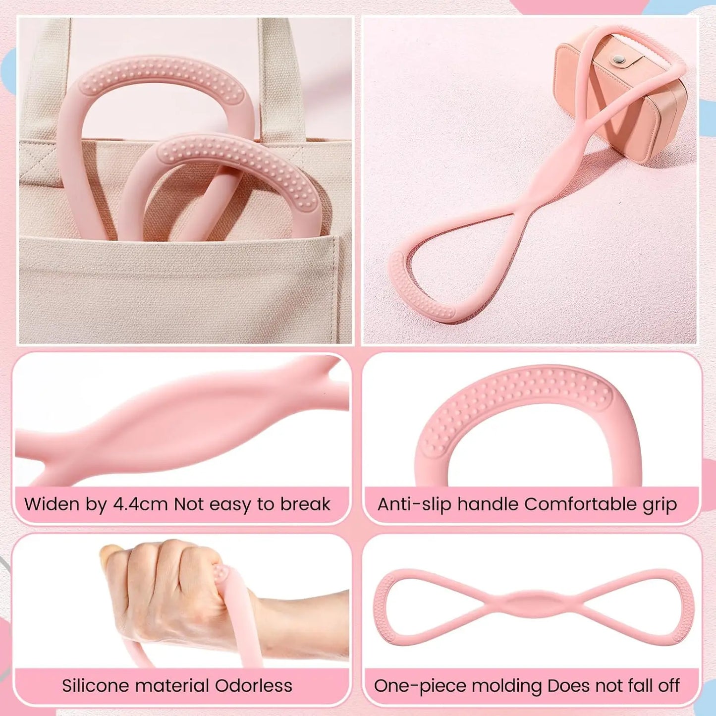 Resistance Bands Set 6 Pack For Yoga And Strength Training