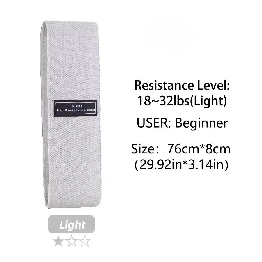Elastic Fabric Glute And Thigh Resistance Bands Workout