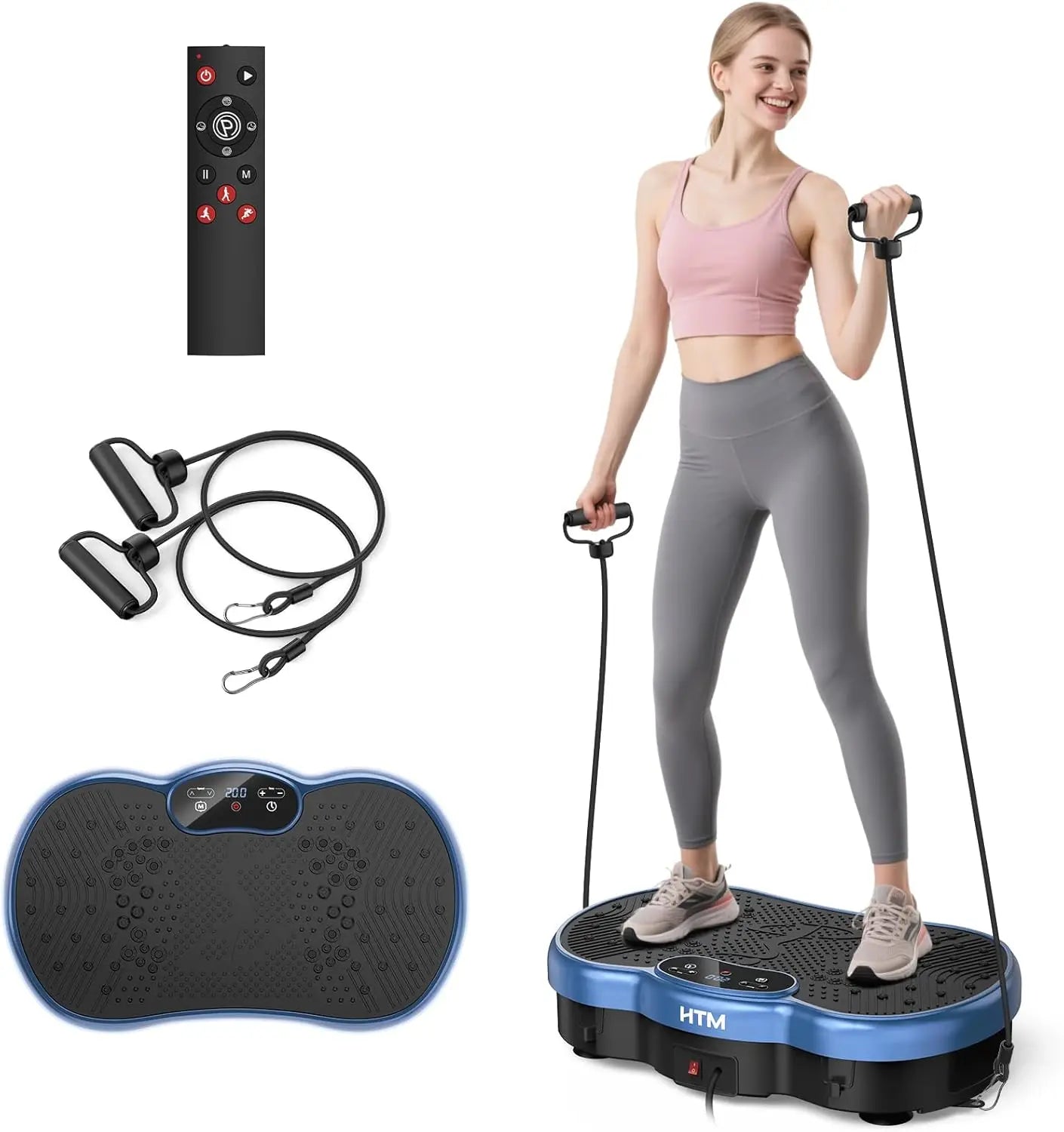 HTMM Fitness Vibration Plate 120 Speed Levels