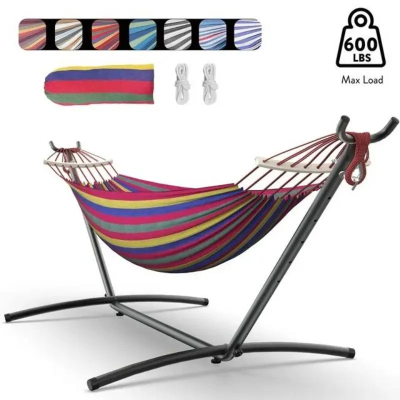 GYROOR Adjustable Hammock Stand 600lb Capacity