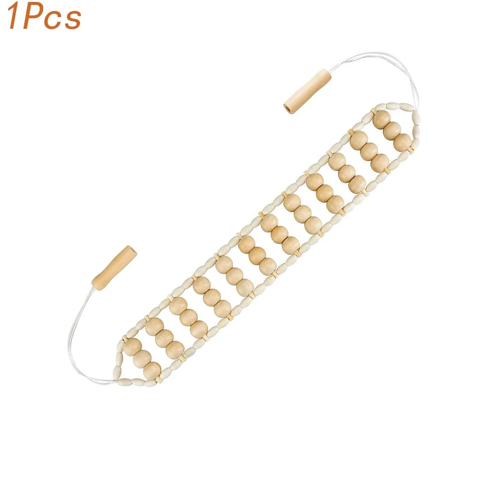 Jecaliz Wooden Massager Lymphatic Drainage Guasha Roller