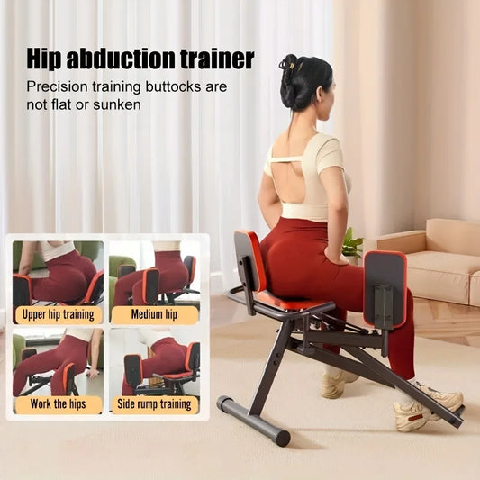 KBQ Hip Abductor Machine With Adjustable Resistance Ropes