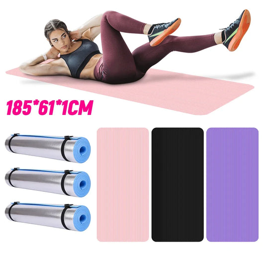Yoga Mat Non Slip Thick Exercise Mat For Home Gym