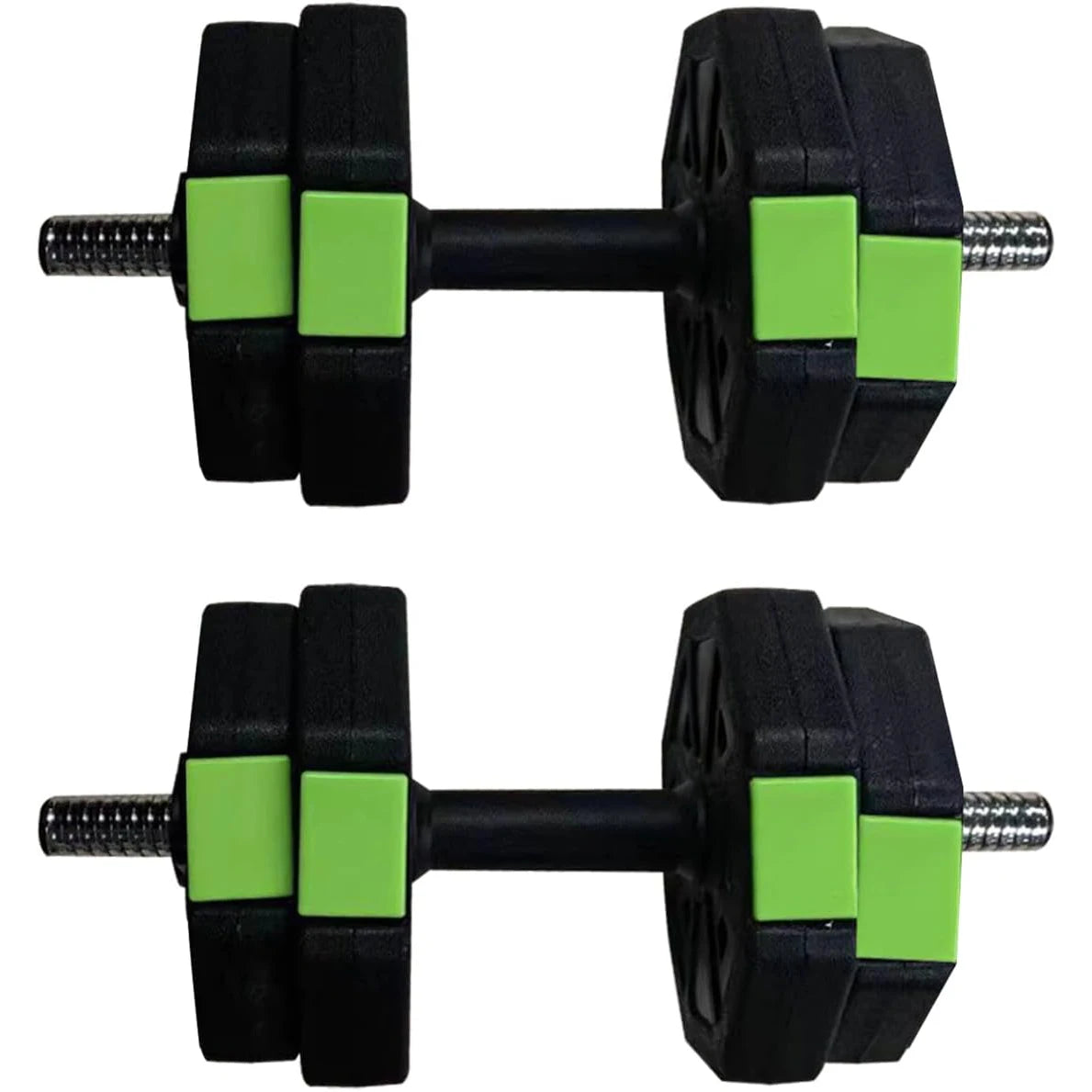 HiMISS Adjustable Dumbbell Set 2 In 1 Iron Handle