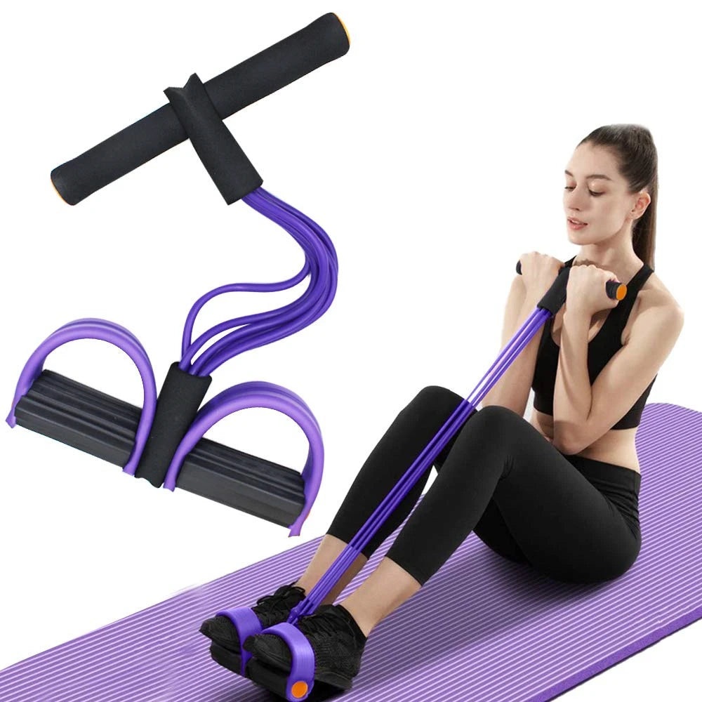 NONE 6-Tube Resistance Band Multi Function Tension Rope