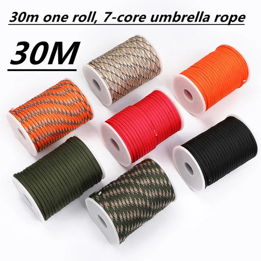 7 Core 550 Paracord Parachute Cord For Outdoor Camping