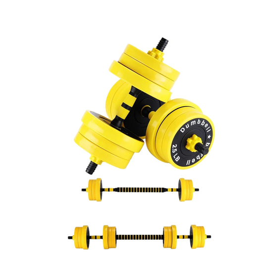 Adjustable Dumbbell Set With Foam Grip Handles