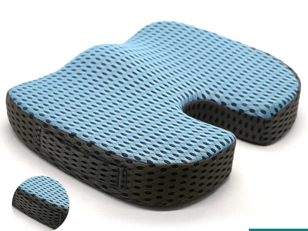 Memory Foam Office Chair Seat Cushion Non Slip Back Relief