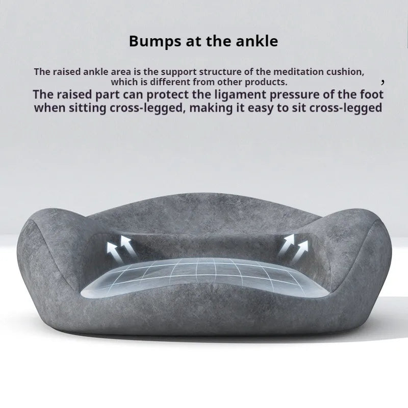 Memory Foam Floor Pillow For Adults Meditation Cushion Yoga