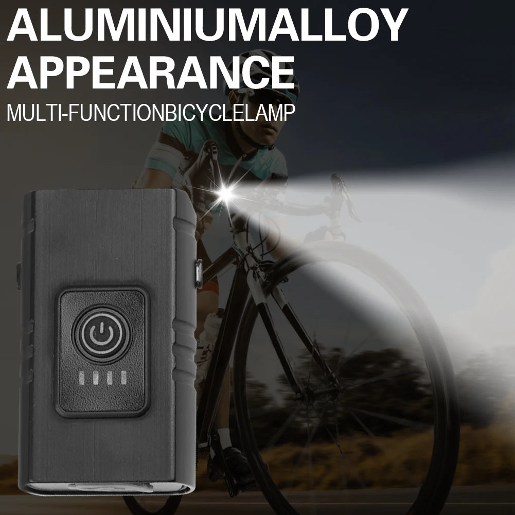 Aluminum Alloy LED Bike Front Lamp 800 Lm 6 Modes