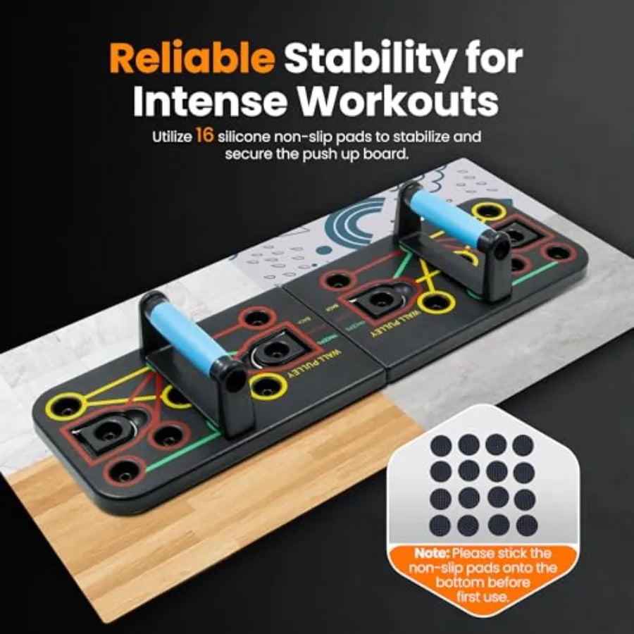 YAO HUI HUANG Push Up Board Home Gym 20 Accessories