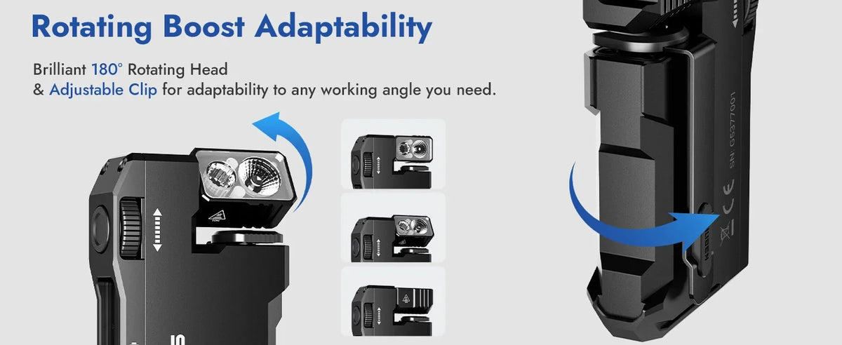 WUBEN G5 Rechargeable Dual Light EDC Flashlight