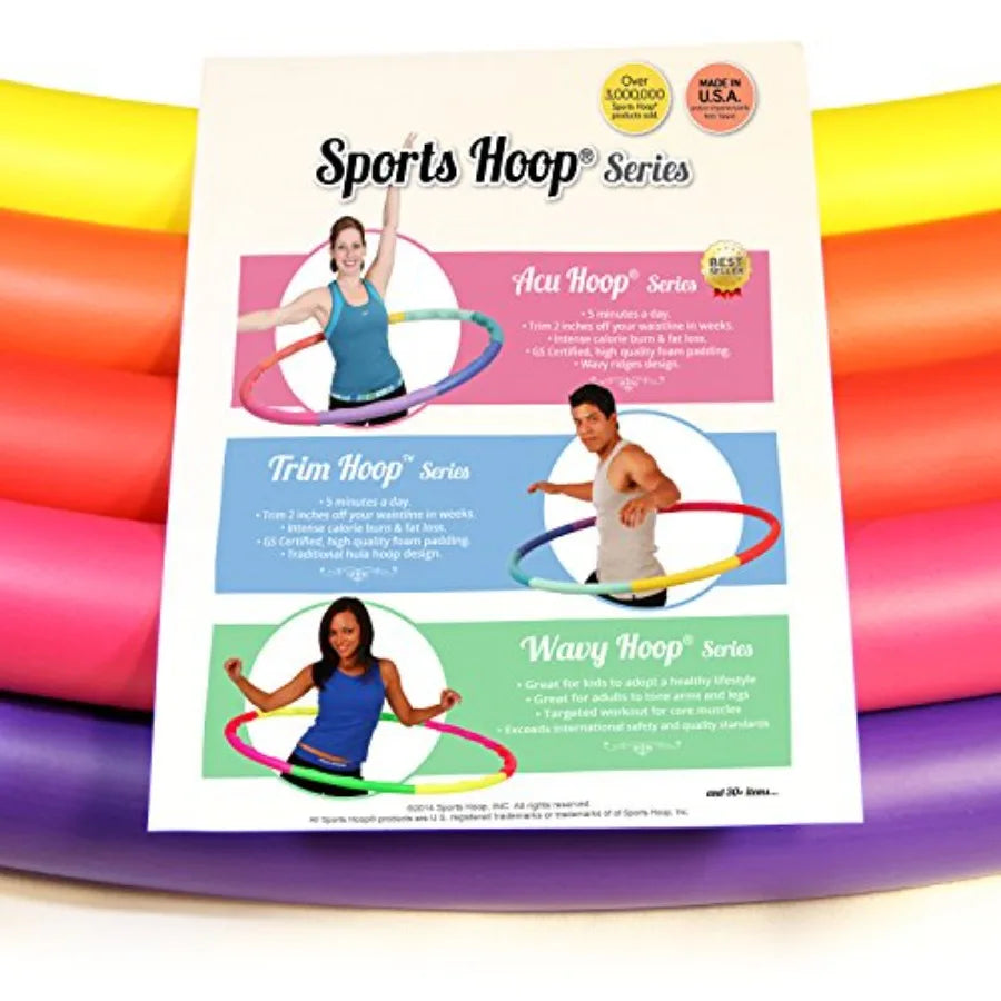 Weighted Hula Hoop 3 Lb For Waist Fitness