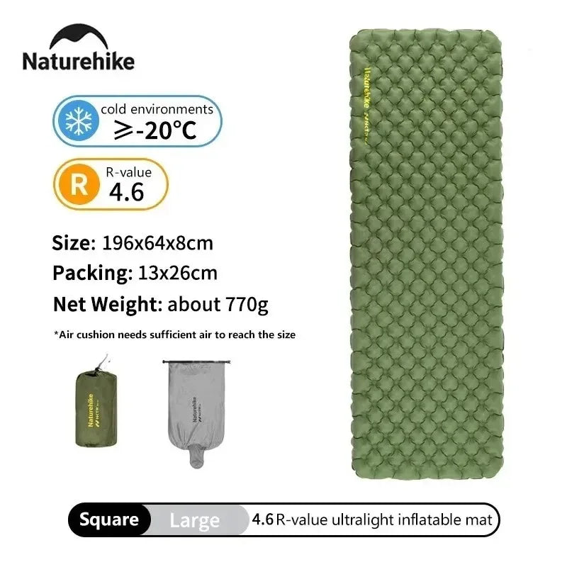 Naturehike R4.6 Ultralight Inflatable Camping Mattress