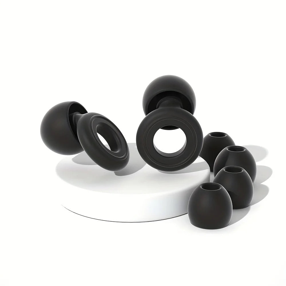 Cobasport Reusable Silicone Earplugs With Tips