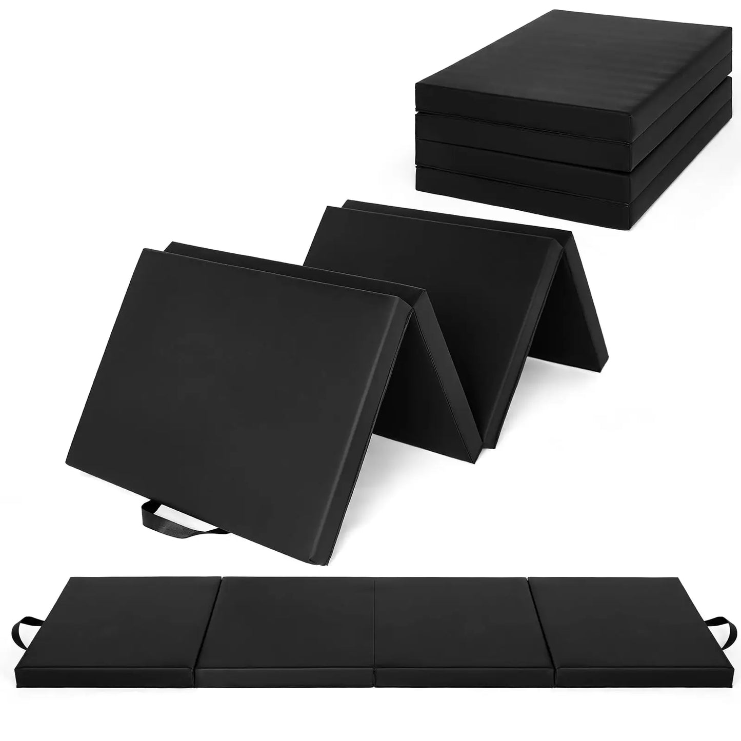 HiMISS Gymnastics Mat Exercise Tumbling Floor Pad For Home
