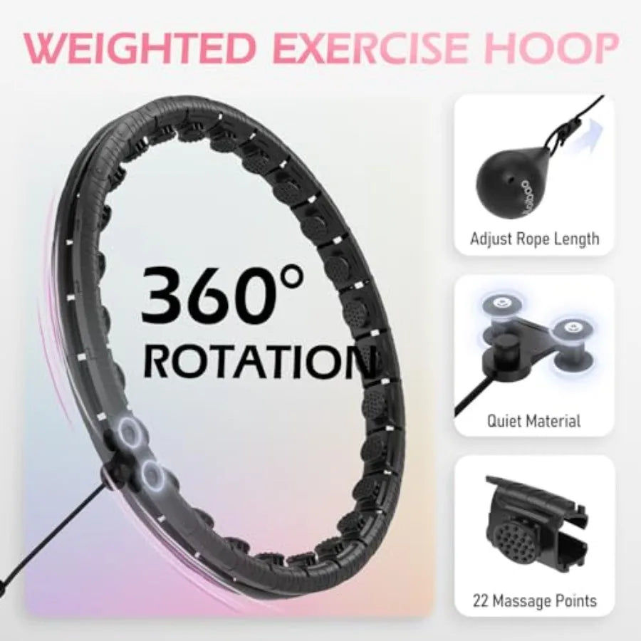 Weighted Hula Hoop For Adults Workout