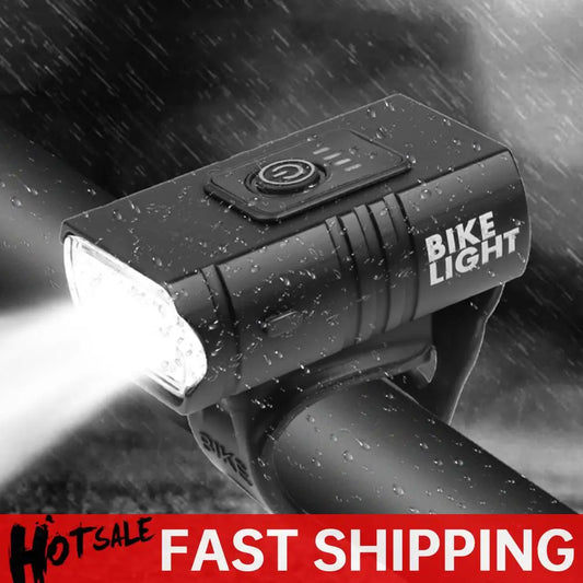 Aluminum Alloy LED Bike Front Lamp 800 Lm 6 Modes