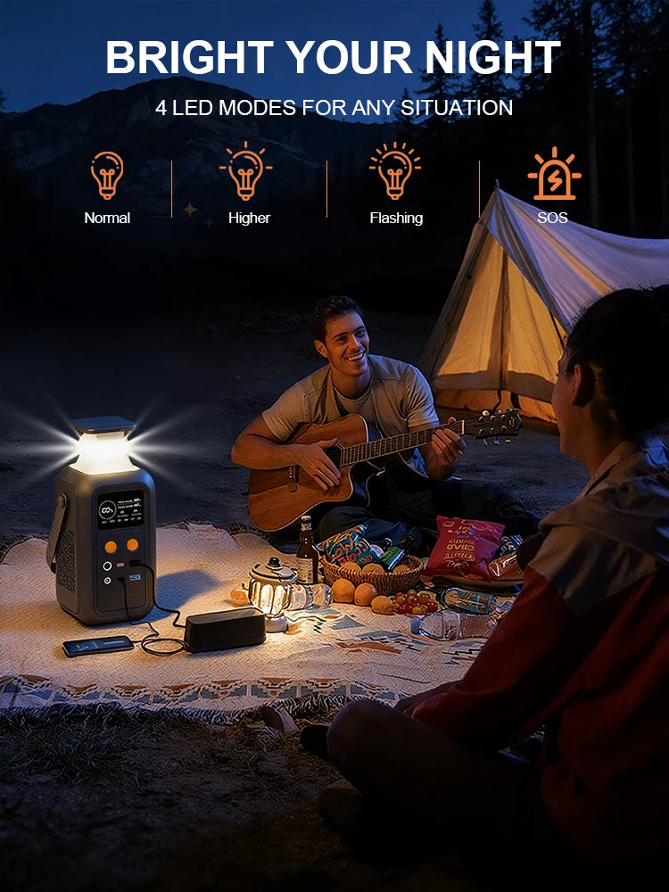 CTOLITY Portable Power Station for Camping and Emergencies