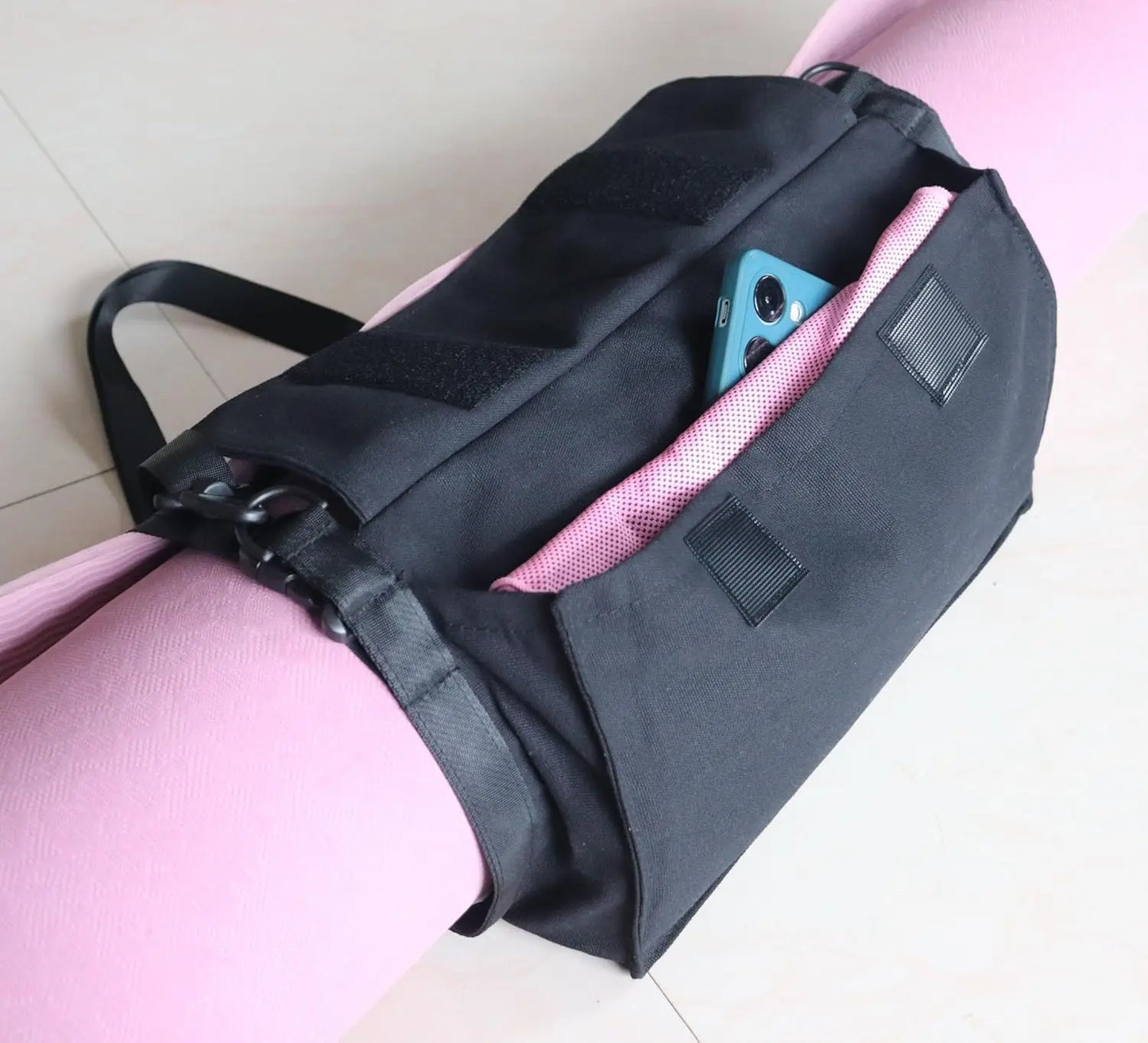 Yoga Mat Carrier Strap Bag With Large Compartment
